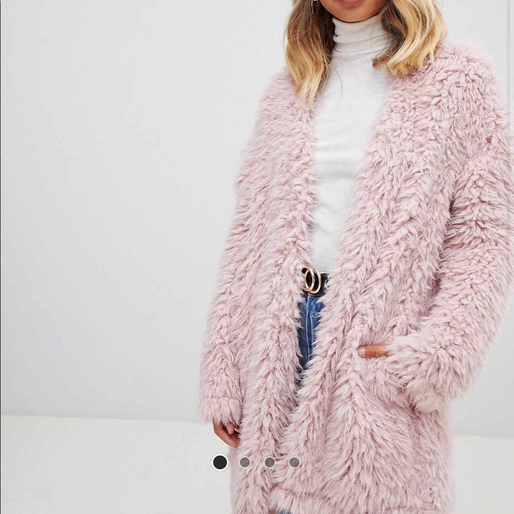 New Look Pink Fluffy Jacket